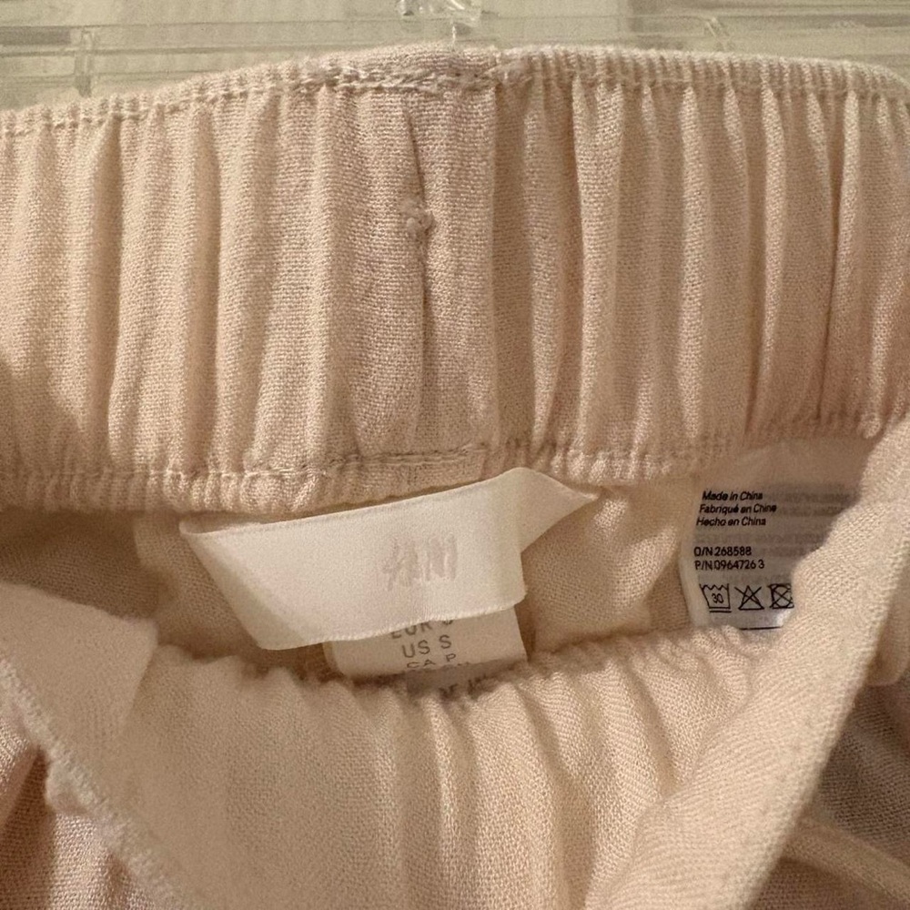 NWT H&M Womens Linen Pants - Picture 3 of 3